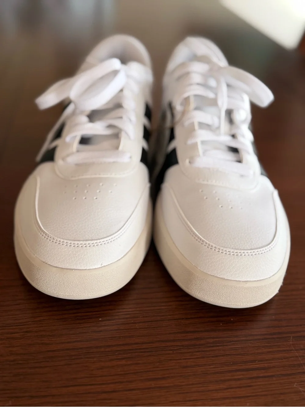 Adidas Breaknet 3.0 Sneakers White Black Men’s 9.5 NWT No Box JR3559 Women’s 11